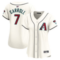 Leonaf A.Diamondbacks #7 Corbin Carroll Player Cream Home Limited Personalized Stitched Jerseys