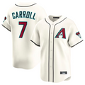Leonaf A.Diamondbacks #7 Corbin Carroll Player Cream Limited American Personalized Stitched Jerseys