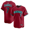 Leonaf A.Diamondbacks #7 Corbin Carroll Player Red Alternate Limited Personalized Stitched Jerseys