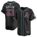 Leonaf A.Diamondbacks #23 Zac Gallen Player Black Replica Game Stitched Jerseys