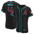 Leonaf A.Diamondbacks #4 Ketel Marte Player Black Limited Stitched Jerseys