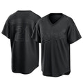 Leonaf Athletics #21 Tyler Soderstrom Player Black Replica Pitch Fashion Stitched Jersey