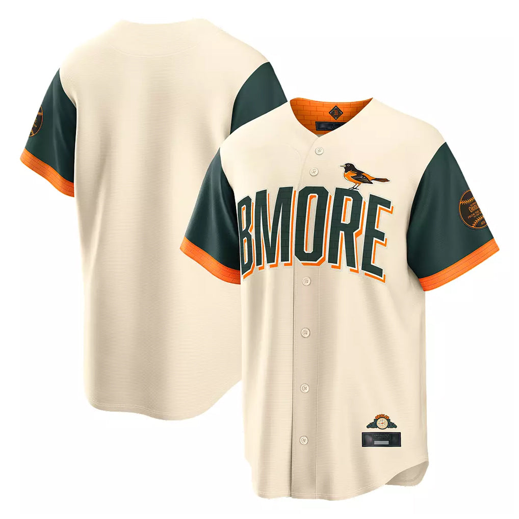 Leonaf B.Orioles Cream 2026 City Connect Home Blank Player Stitched Jerseys