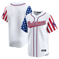 Leonaf B.Orioles White Independence Day Vapor Premier Limited Home Game Blank Player Stitched Jerseys
