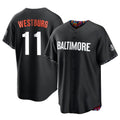Leonaf B.Orioles #11 Jordan Westburg Player Black City Connect Home Game Stitched Jerseys