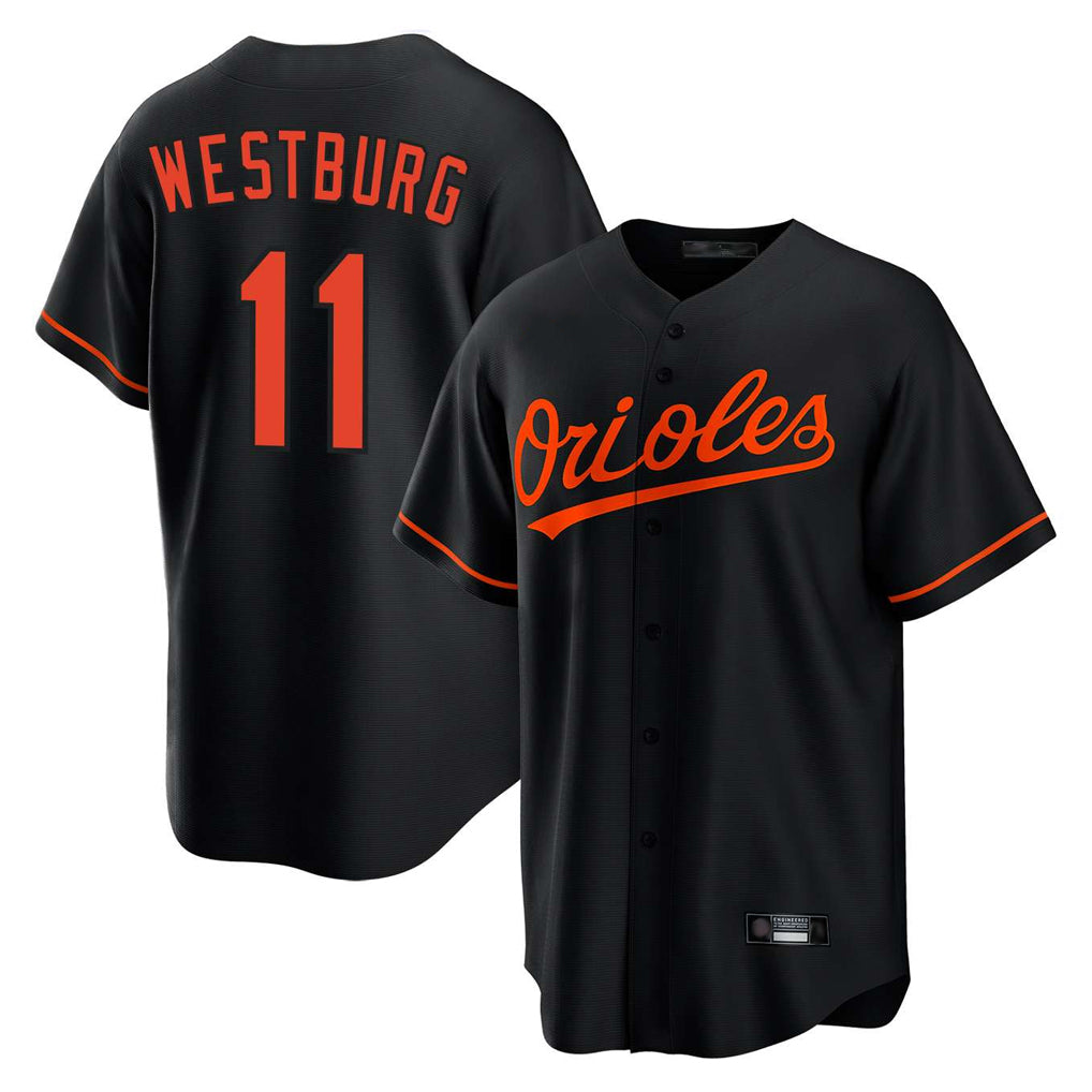 Leonaf B.Orioles #11 Jordan Westburg Player Black Home Game Stitched Jerseys