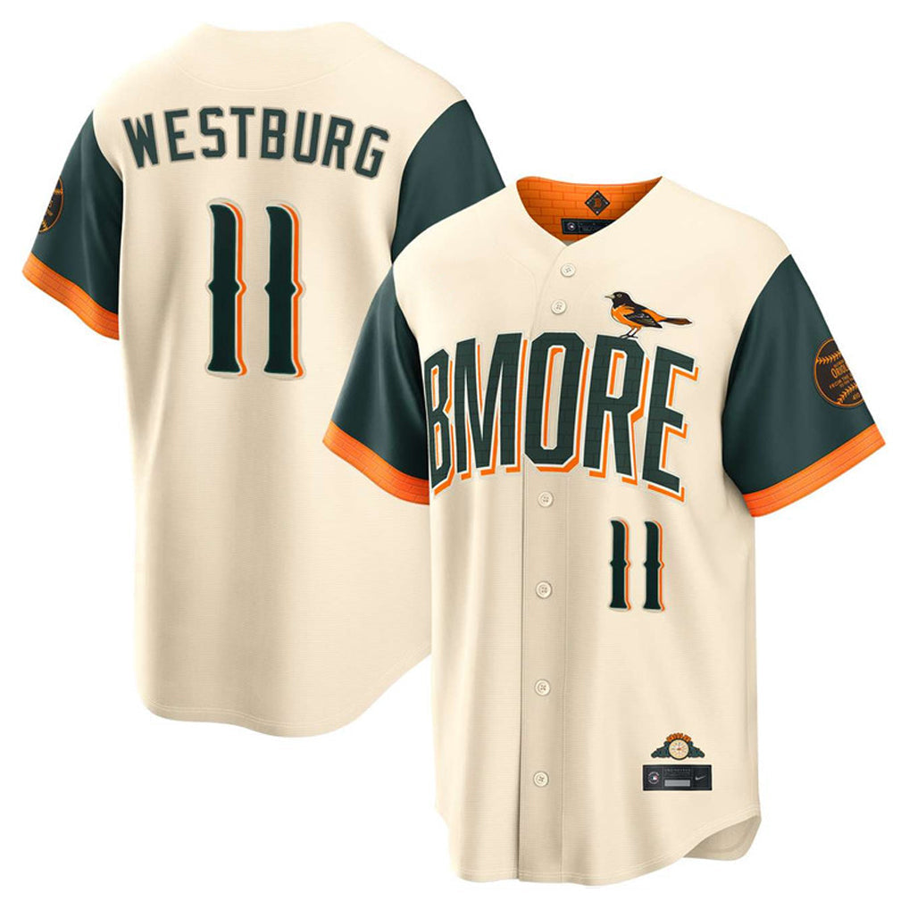 Leonaf B.Orioles #11 Jordan Westburg Player Cream 2026 City Connect Home Game Stitched Jerseys