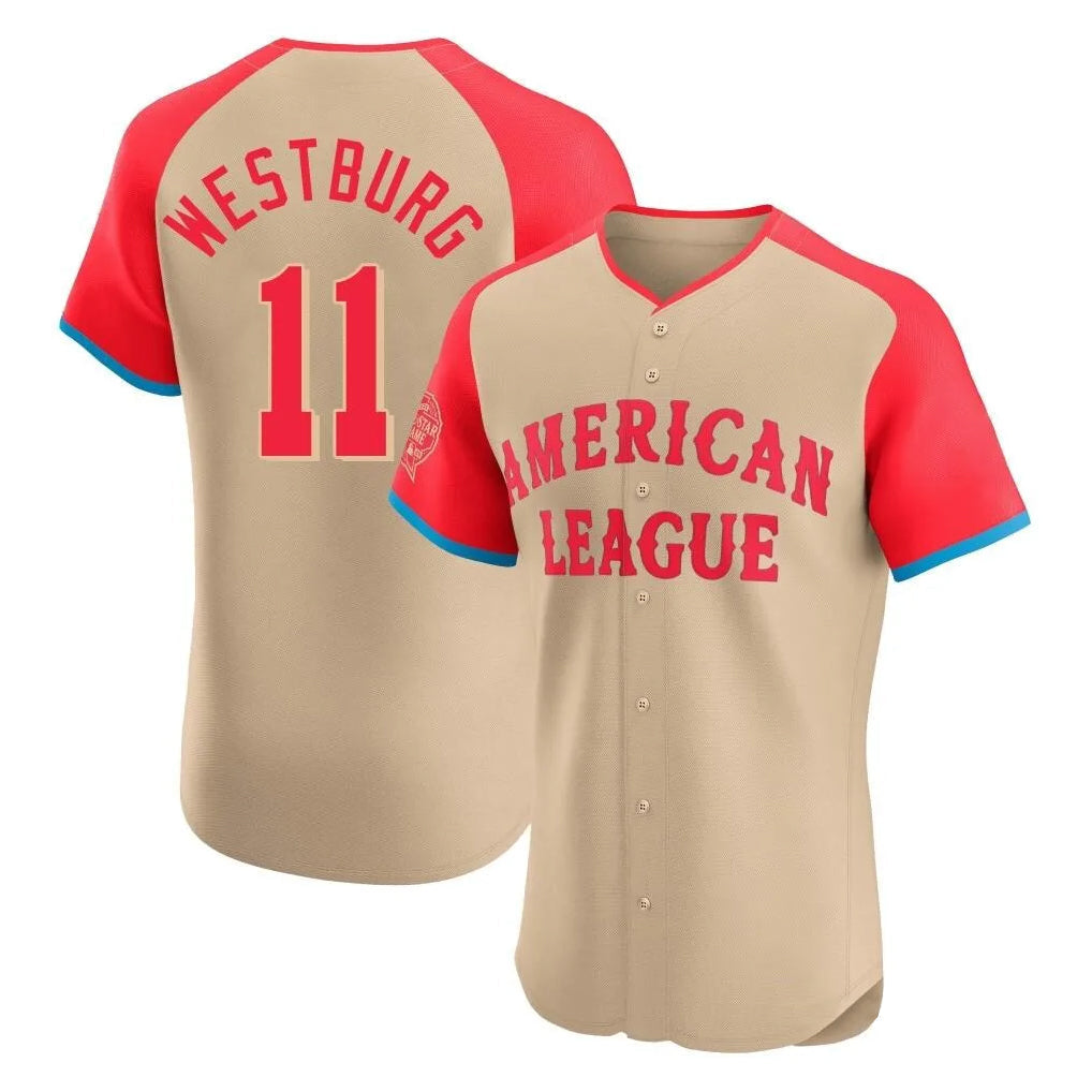Leonaf B.Orioles #11 Jordan Westburg Player Cream American League All-Star Limited Elite Home Game Stitched Jerseys