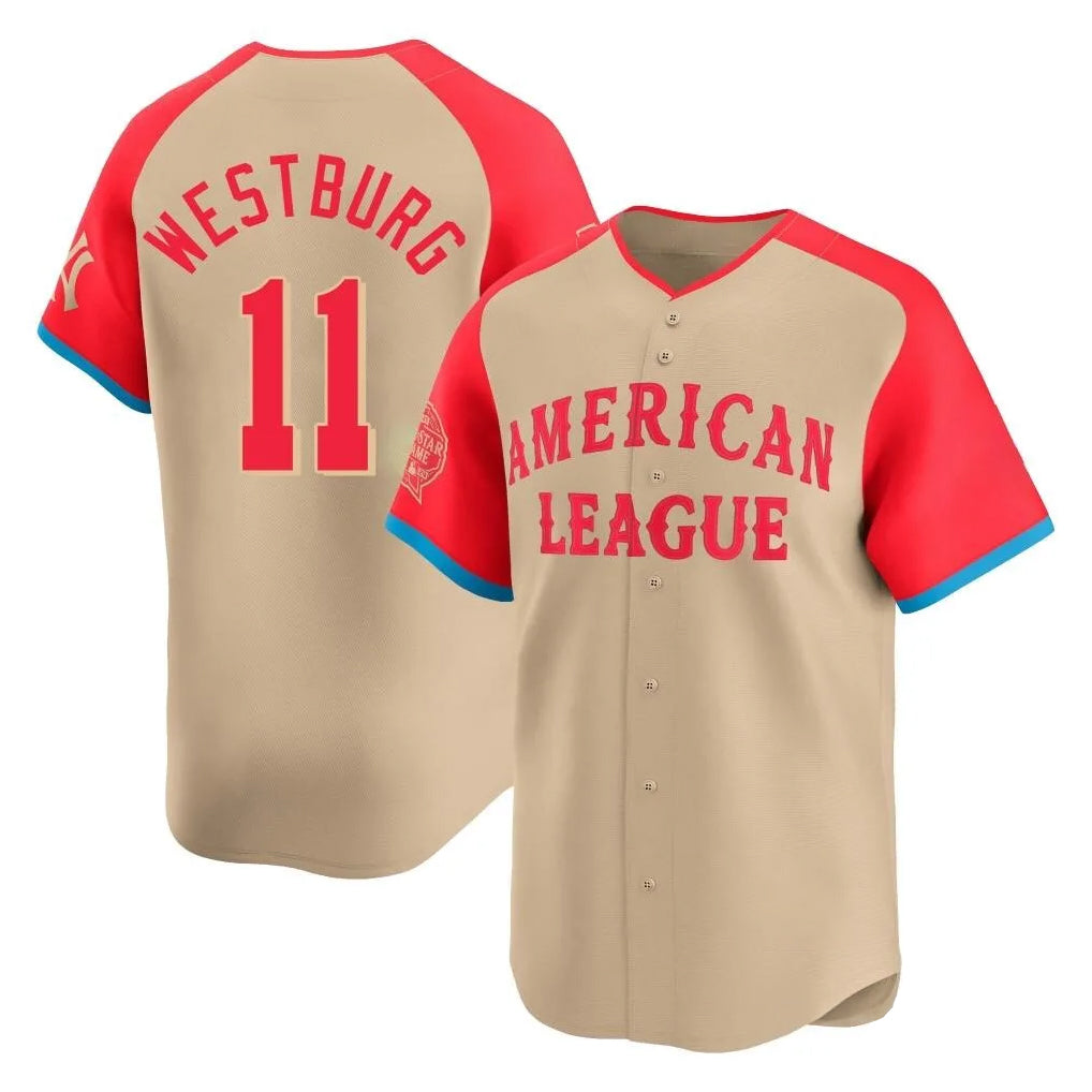 Leonaf B.Orioles #11 Jordan Westburg Player Cream American League All-Star Limited Home Game Stitched Jerseys