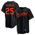 Leonaf B.Orioles #25 Pete Alonso Player Black Home Game Stitched Jerseys