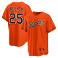 Leonaf B.Orioles #25 Pete Alonso Player Orange Home Game Stitched Jerseys