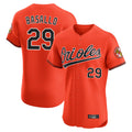 Leonaf B.Orioles #29 Samuel Basallo Player Orange Limited Elite Home Game Stitched Jerseys