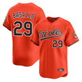 Leonaf B.Orioles #29 Samuel Basallo Player Orange Limited Home Game Stitched Jerseys