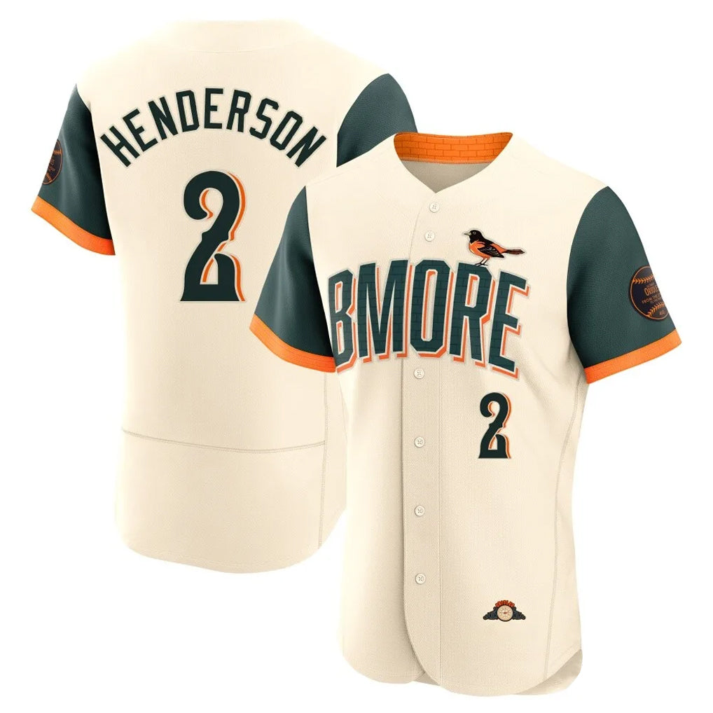 Leonaf B.Orioles #2 Gunnar Henderson Player Cream 2026 City Connect Limited Elite Home Game Stitched Jerseys