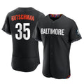 Leonaf B.Orioles #35 Adley Rutschman Black City Connect Limited Elite Home Game Stitched Jerseys