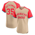 Leonaf B.Orioles #35 Adley Rutschman Cream American League All-Star Limited Elite Home Game Stitched Jerseys