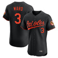 Leonaf B.Orioles #3 Taylor Ward Player Black Limited Elite Home Game Stitched Jerseys