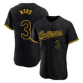 Leonaf B.Orioles #3 Taylor Ward Player Black Snake Skin City Limited Elite Home Stitched Jerseys