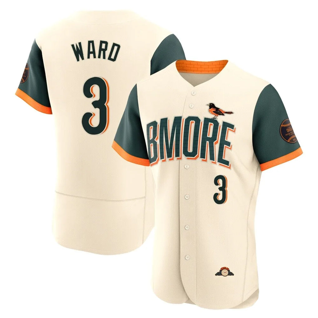 Leonaf B.Orioles #3 Taylor Ward Player Cream 2026 City Connect Limited Elite Home Game Stitched Jerseys