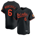 Leonaf B.Orioles #6 Ryan Mountcastle Player Black Limited Home Game Stitched Jerseys