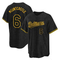 Leonaf B.Orioles #6 Ryan Mountcastle Player Black Snake Skin City Home Game Stitched Jerseys