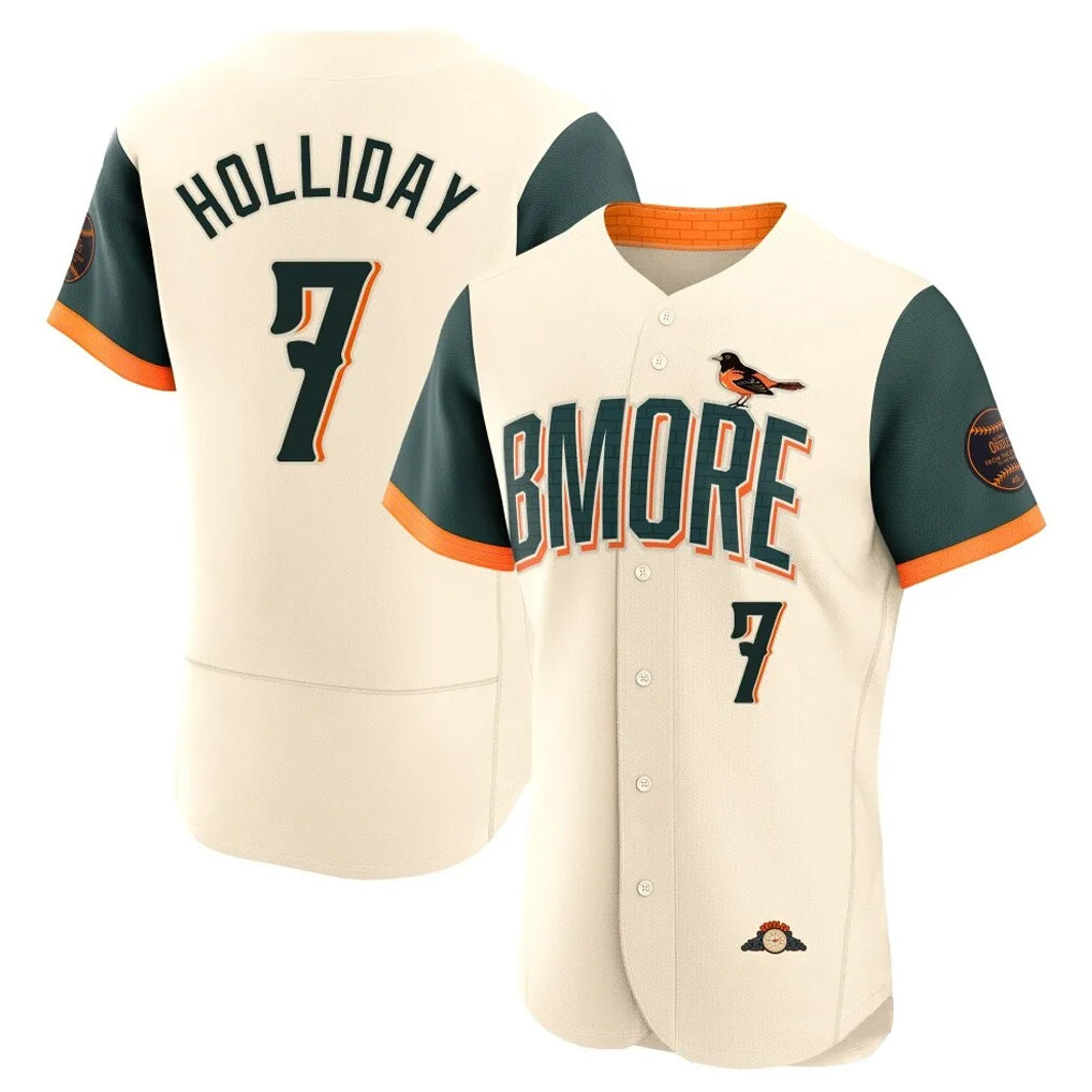 Leonaf B.Orioles #7 Jackson Holliday Player Cream 2026 City Connect Limited Elite Home Game Stitched Jerseys