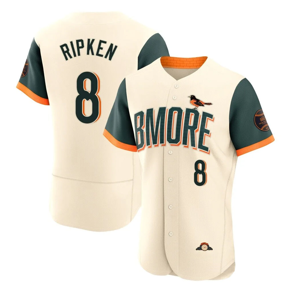 Leonaf B.Orioles #8 Cal Ripken Player Cream 2026 City Connect Limited Elite Home Game Stitched Jerseys