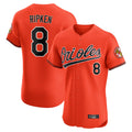 Leonaf B.Orioles #8 Cal Ripken Player Orange Limited Elite Home Game Stitched Jerseys