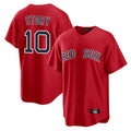 Leonaf B.Red Sox #10 Trevor Story Player Red Home Game Stitched Jerseys