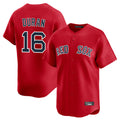 Leonaf B.Red Sox #16 Jarren Duran Player Red Limited Home Game Stitched Jersey