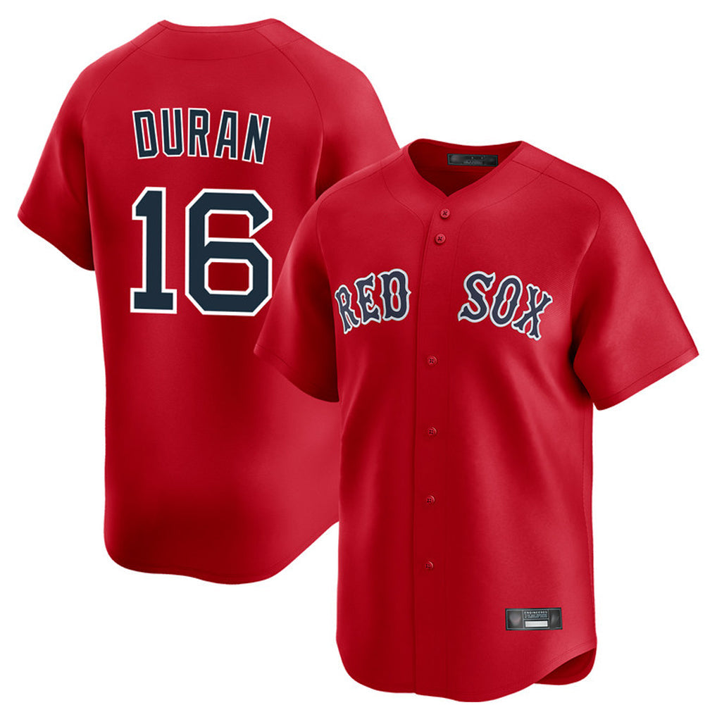 Leonaf B.Red Sox #16 Jarren Duran Player Red Limited Home Game Stitched Jersey