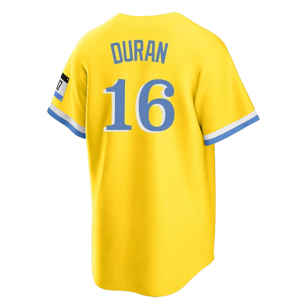 Leonaf B.Red Sox #16 Jarren Duran Player Yellow Home Game Stitched Jerseys