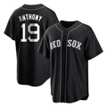 Leonaf B.Red Sox #19 Roman Anthony Player Black Home Game Stitched Jerseys