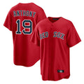 Leonaf B.Red Sox #19 Roman Anthony Player Red Home Game Stitched Jerseys