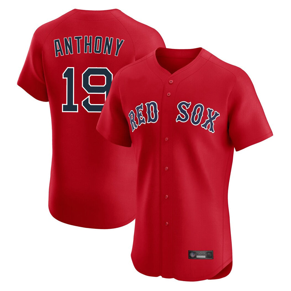 Leonaf B.Red Sox #19 Roman Anthony Player Red Limited Elite Home Game Stitched Jerseys