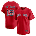 Leonaf B.Red Sox #19 Roman Anthony Player Red Limited Home Game Stitched Jerseys