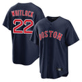 Leonaf B.Red Sox #22 Garrett Whitlock Player Navy Home Game Stitched Jerseys