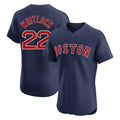 Leonaf B.Red Sox #22 Garrett Whitlock Player Navy Limited Elite Home Game Stitched Jerseys