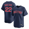 Leonaf B.Red Sox #22 Garrett Whitlock Player Navy Limited Home Game Stitched Jerseys
