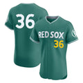 Leonaf B.Red Sox #36 Triston Casas Player Green City Connect Limited Elite Home Game Stitched Jersey