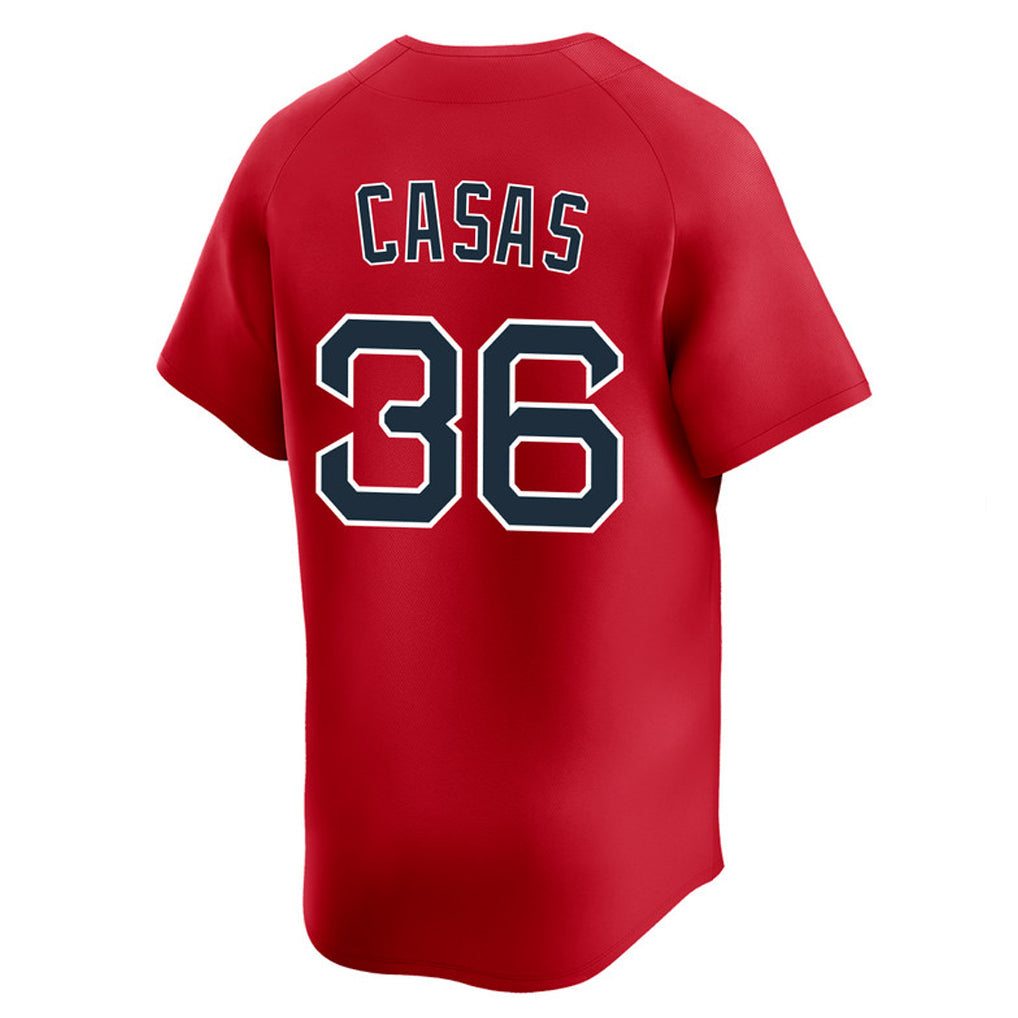 Leonaf B.Red Sox #36 Triston Casas Player Red Limited Home Game Stitched Jerseys