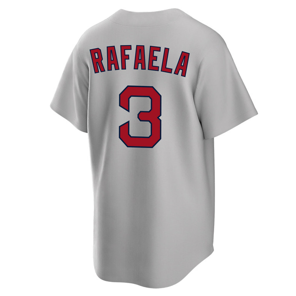 Leonaf B.Red Sox #3 Ceddanne Rafaela Player Gray Road Home Game Stitched Jerseys