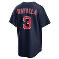 Leonaf B.Red Sox #3 Ceddanne Rafaela Player Navy Home Game Stitched Jerseys