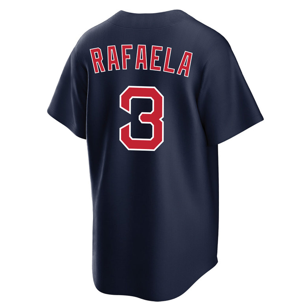 Leonaf B.Red Sox #3 Ceddanne Rafaela Player Navy Home Game Stitched Jerseys