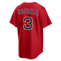 Leonaf B.Red Sox #3 Ceddanne Rafaela Player Red Home Game Stitched Jerseys