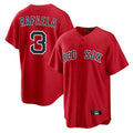 Leonaf B.Red Sox #3 Ceddanne Rafaela Player Red Home Game Stitched Jersey