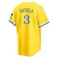 Leonaf B.Red Sox #3 Ceddanne Rafaela Player Yellow Home Game Stitched Jerseys