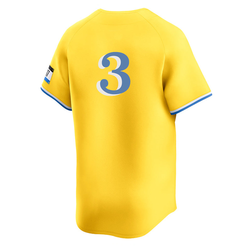 Leonaf B.Red Sox #3 Ceddanne Rafaela Player Yellow Limited Home Game Stitched Jerseys