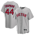 Leonaf B.Red Sox #44 Aroldis Chapman Player Gray Road Home Game Stitched Jerseys