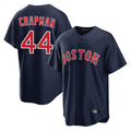 Leonaf B.Red Sox #44 Aroldis Chapman Player Navy Home Game Stitched Jerseys